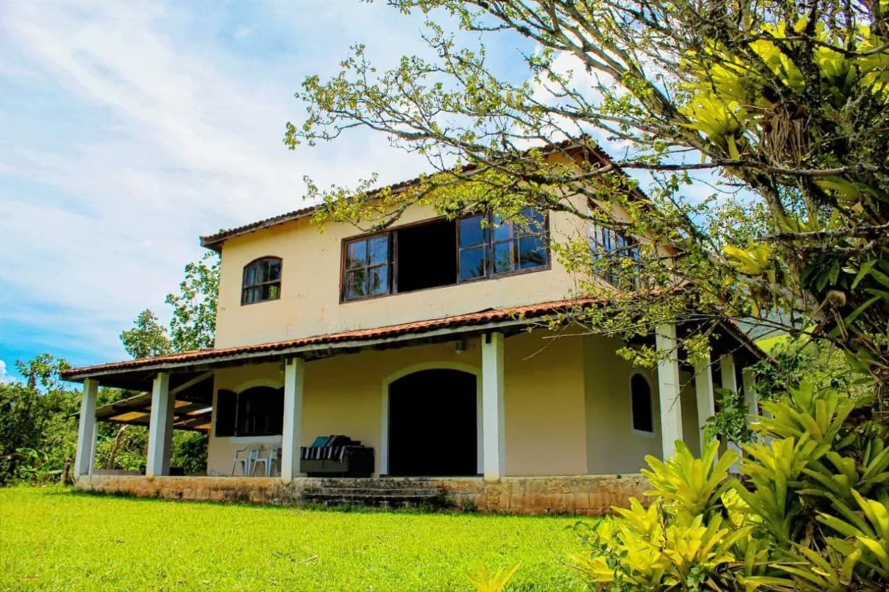 Vista externa do Pranidhana Ashram